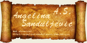 Angelina Sanduljević vizit kartica